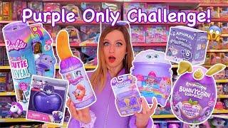 Shop with me for *PURPLE ONLY* Mystery Toys Challenge!!️‍️ *JACKPOT!!🫢* | Rhia Official