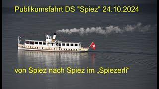 Fahrt mit dem Dampfschiff "Spiez"