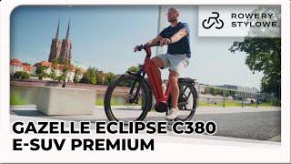 Rower elektryczny na pasku Gazelle Eclipse c380 - Najwyższy model ebike SUVa od Gazelle (Bosch CX)