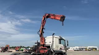 2005 MAN TGA18.350 Sleeper Truck Tractor w/Crane I St Aubin, France Auction - 5 & 6 July