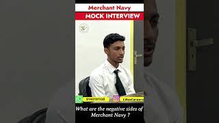 Negative side of Merchant Navy #merchantnavy #interview #careeratsea #merchantnavytraining