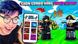 BLOX FRUIT NHƯNG TÔI DÙNG TIKTOK CHỌN COMBO PVP CÙNG SNAKE CỰC CĂNG