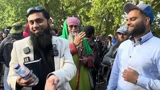 Ahmadi Tries To Destroy The Wrong Muslim Busted! Imtiyaz and Visitor Speakers Corner