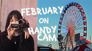 filming on the old family handycam | february diary