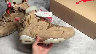 Have a look at Travis Scott x Air Jordan 6 Retro "British Khaki" on our website Snkrspop.