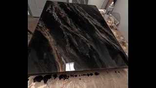 Creating a beautiful Onyx Marble design using Stone Coat Countertop epoxy! | KCDC Designs