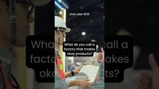 What do you call a factory that produces okay products? | Dad Jokes #trends