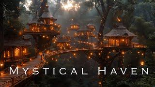 Mystical Haven - Beautiful Ethereal Ambient Music - Deep Calm Melodies Soundscapes With Rain