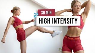 30 MIN KILLER HIIT Workout - No Equipment, Full Body Cardio, Super Sweaty HIIT Home Workout