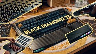 A LAMBORGHINI CUSTOM KEYBOARD? WHAT WAS THAT!!! BLACK DIAMOND 75 CARBON Ver - Highlight & Soundtest