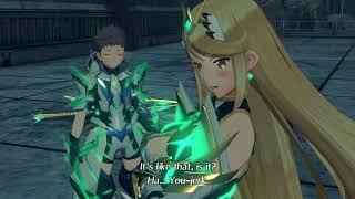 I kinda preferred your hair in that form... Mythra & Rex . Xenoblade Chronicles 2 .