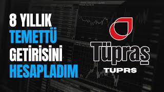 TUPRS 8 Yıllık Temettü Getirisini Hesapladım. ALTIN-DOLAR-TUPRS Karşılaştırması