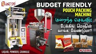 Affordable Pouch Packing Machine | Liquid, Powder, Paste, Granule | Call Intero Pactec Coimbatore