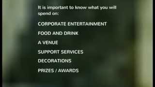 Budgeting Your Corporate Entertainment Event