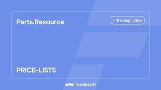 Parts.Resource. Price-lists