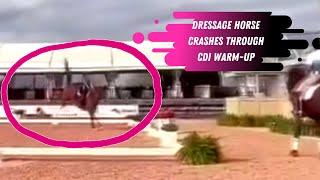 Dressage Disaster: Canadian Rider Causes Complete Chaos In The CDI Dressage Warm-Up In Wellington