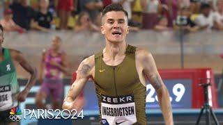 Jakob Ingebrigsten SHATTERS European record in men's 1500m at Monaco Diamond League | NBC Sports