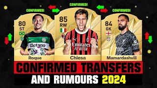 FIFA 25 | NEW CONFIRMED TRANSFERS & RUMOURS!  ft. Chiesa, Roque, Mamardashvili... etc