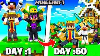 100 Days In Minecraft Oneblock With Friends | Part 1