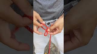 Ideas of using rope knot for Belt. #knots #shorts #diyknot