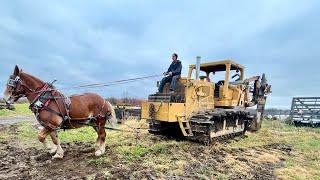 Bill hopes this Machinery doesn't get stuck!!! // Tiling our Farm #705