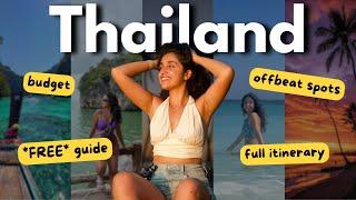 Planning a THAILAND trip? Watch this first | Places to visit, itinerary, FREE resource, budget
