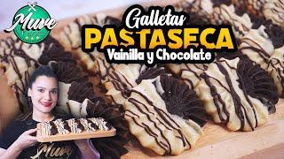 GALLETAS PASTASECA DE VAINILLA Y CHOCOLATE | PASTISETAS  DE MANTEQUILLA | Muve Flavors