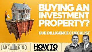 Due Diligence Checklist for Buying An Investment Property