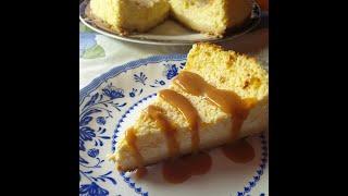 Cheesecake cu sos de caramel sarat