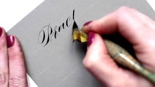 Calligraphy by Melissa Esplin with Manuscript's Leonardt Principal Nib