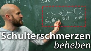 Schulterschmerzen beheben ohne Schulterübungen