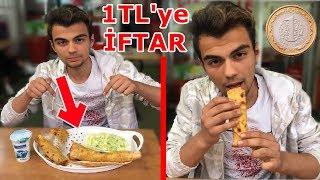 1TL'ye DÜŞÜK BÜTÇELİ İFTAR SOFRASI (AÇ KALDIM)