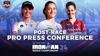 Post Race Press Conference | 2024 VinFast IRONMAN World Championship, Nice, Women's Edition