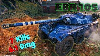 Panhard EBR 105 - 7 Frags 6.1K Damage, Master by player iFocus_