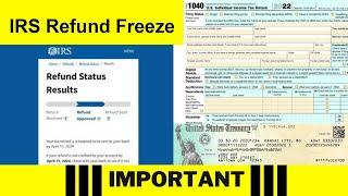 IRS 810 Freeze What To Do When Your Refund Is On Hold