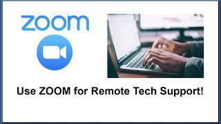 Use Zoom for Remote Tech Support