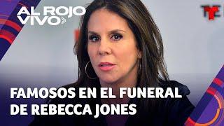 Colegas y amigos de Rebecca Jones acudieron a su funeral para despedirla