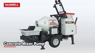 How Does The Concrete Mixer With Pump Work?