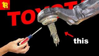 Here's THE FIX For Toyota LOWER BALL JOINTS!!