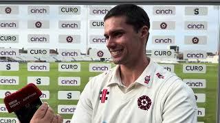 Broad Reflects On First Day Against Derbyshire