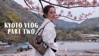 京都Vlog｜嵐山小火車、讚爆推爆麵包坊、避雷壽喜燒、二条城賞櫻｜VanessaLiao