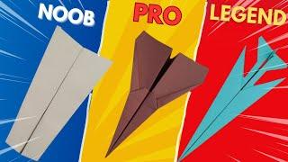 how to make a best paper airplanes at different levels|| easy paper plane|| #airplane#papercrafts