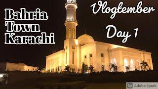 Visit Bahria Town Karachi | Vlogtember Day 1 | Moba Saleem