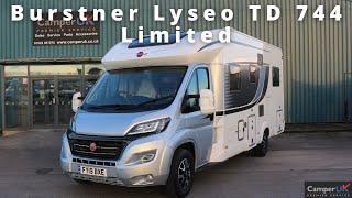 Burstner Lyseo TD 744 Limited Motorhome For Sale at Camper UK