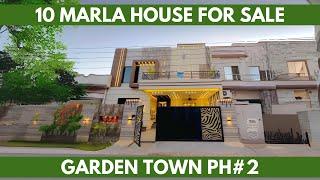 10 MARLA MORDEN HOUSE FOR SALE || Garden town Ph#2 #topdealrealestate #gulzaibmeo #topdeal