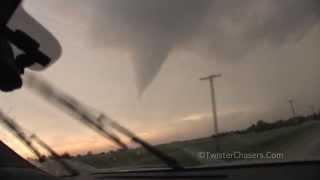 Tornadoes all shapes and sizes in Rozel, KS May 18 2013 TwisterChasers