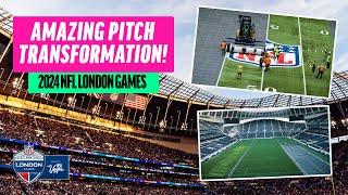 Amazing pitch transformation! | ️    | NFL UK & Ireland