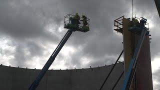 New water tower going up in Nampa