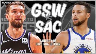 Golden State Warriors vs Sacramento Kings Full Game Highlights | Jan 5 | 2025 NBA Season