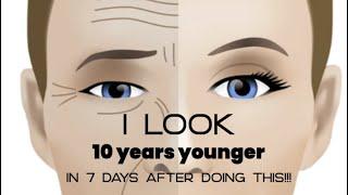 Do this everyday for 10 min and look 10 years younger!!